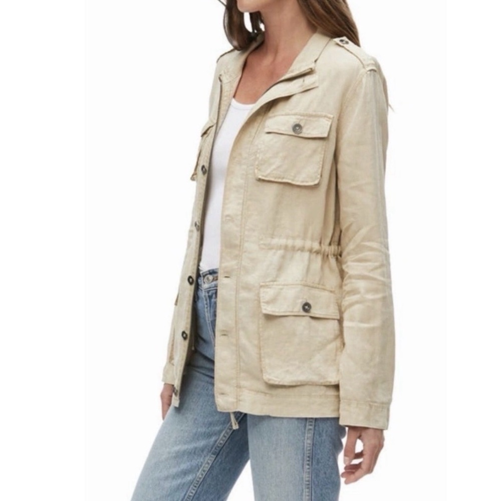 Michael Stars Light Tan Utility Jacket Size XS New With Tags!